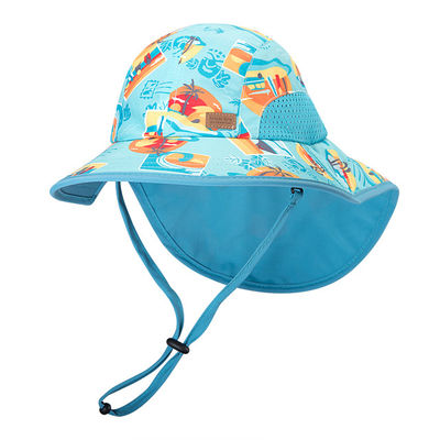 Toddler Güneş Şapka Kap Çocuk Yaz Plaj Yüzme Şapkaları Upf Toptan ile