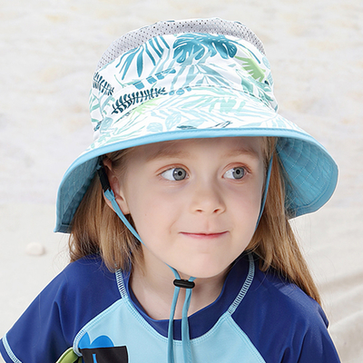 Ayarlanabilir 48cm Bebek Güneş Şapkası Yürüyor Yüzmek Plaj Havuz Şapkası UPF 50+ Geniş Kenarlı