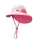 %100 Pamuk UPF Dış Mekan Güneş Koruma Şapkası 58cm Childs Güneş Şapkaları