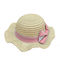 Pantone Renkli Geniş Kenarlı Hasır Şapka Bayan Plaj Şapkaları özel logo