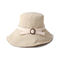 OEM Lady Kadınlar Çiçekli Açık Kova Şapkaları Pamuklu 60cm Yaz İçin
