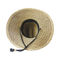 ODM Surf Beach Hasır Güneş Şapkaları Erkek Kadın İçin Doğal Oyuk Çim