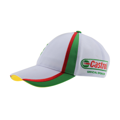 Kişiselleştirilmiş Cool Custom Yarış Şapkaları / 6 Panel Açık Hava Beyzbol Şapkaları SEDEX Sertifikalı