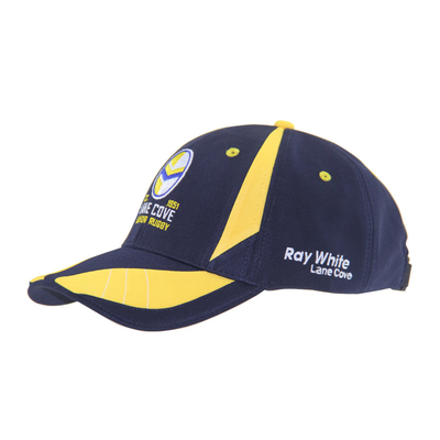 Düz nakışlı logo ile Osmanlı Polyester Sublimasyon Yarış Beyzbol Şapkaları