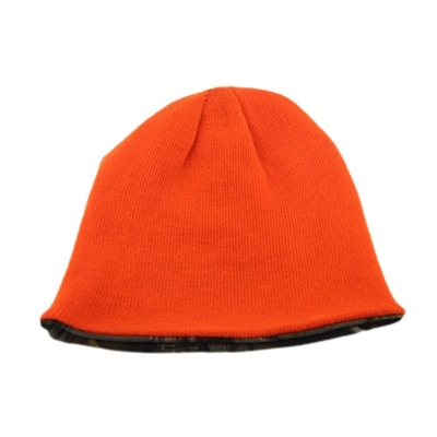 Unisex Kamuflaj Geri Dönüşlenebilir Tricked Beanie Şapkalar Özel nakış Logo