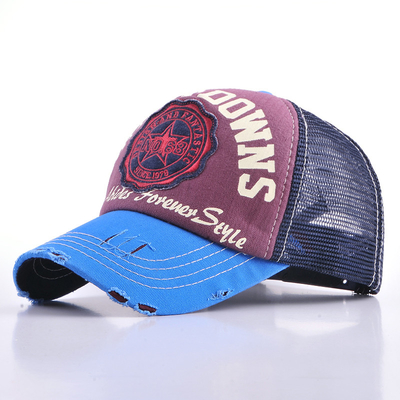 Vintage Ayarlanabilir 5 Panel Kamyon Şapkası Erkek Kadınlar Yaz Yıkanmış Kamyon Şapkası