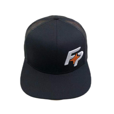 6 Panel Düz Zirve Düzenlenebilir Mesh Kamyon Şapkası Snapback Kapama ile