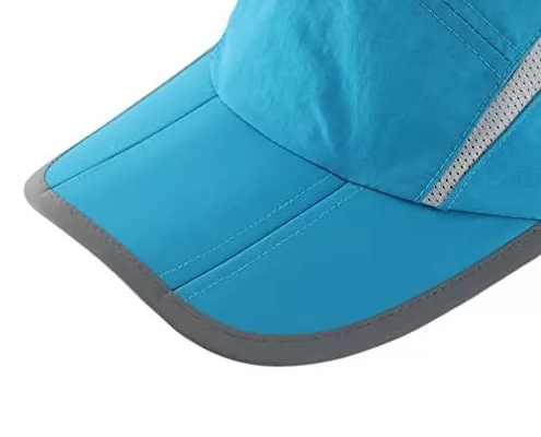 Yansıtıcı şeridi olan moda katlanabilir beyzbol şapkası güneş koruması