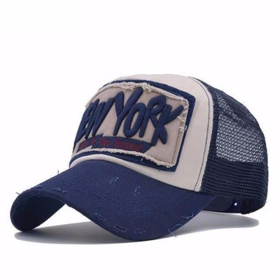 Vintage Ayarlanabilir 5 Panel Kamyon Şapkası Erkek Kadınlar Yaz Yıkanmış Kamyon Şapkası