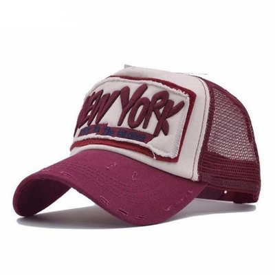 Vintage Ayarlanabilir 5 Panel Kamyon Şapkası Erkek Kadınlar Yaz Yıkanmış Kamyon Şapkası