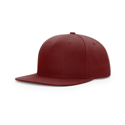 Özel Ön Snapback 5 Panel Şapkalar Düz Zirve Orta Profil Snapback