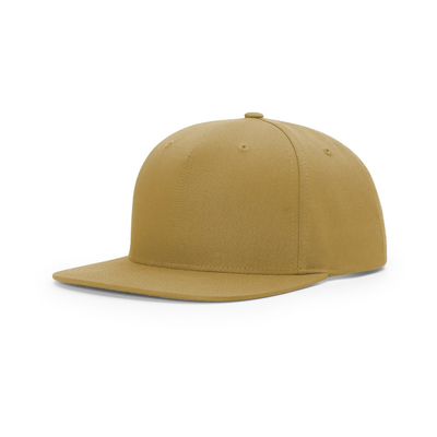 Özel Ön Snapback 5 Panel Şapkalar Düz Zirve Orta Profil Snapback