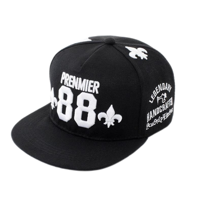 Dayanıklı Yün 5 Panel Snapback Şapka 3D nakış Beyzbol Şapkası özelleştirilebilir