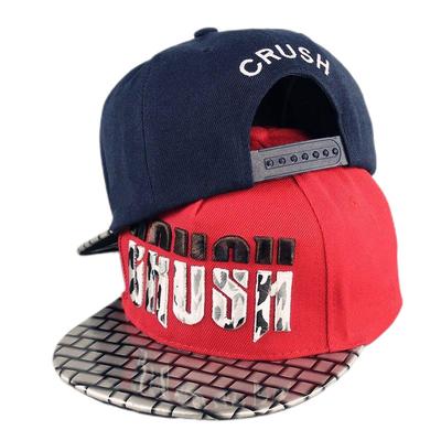 Özel Sublimasyon Yazdırma Şablonu ile Modalı Snapback Beyzbol Şapkaları