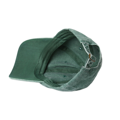Dayanıklı fırçalı pamuklu beyzbol şapkası, 6 panel ayarlanabilir sokak giyim beyzbol şapkası