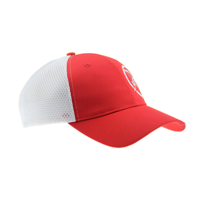 100% Polyester Mesh Fitted Baseball Caps Nefes Alıcı 6 Panel Özel nakış