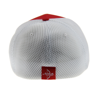 100% Polyester Mesh Fitted Baseball Caps Nefes Alıcı 6 Panel Özel nakış