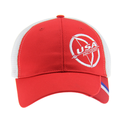 100% Polyester Mesh Fitted Baseball Caps Nefes Alıcı 6 Panel Özel nakış