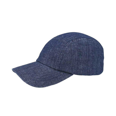 5 Panel Denim Yapı Beyzbol Şapkaları, Düşük Profil Düzenlenebilir Erkek ve Kadın Şapkaları
