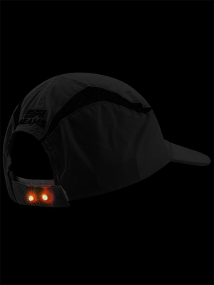 Gece koşusu için 100% Polyester Mikrofiber LED Yanan Top Kapakları
