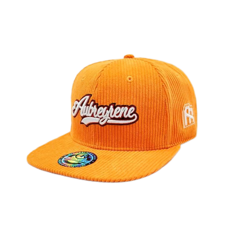 Unisex Yapılandırılmış 6 Panel Snapback Şapka Kabartmalı Düz Zirve Orta Profil Snapback