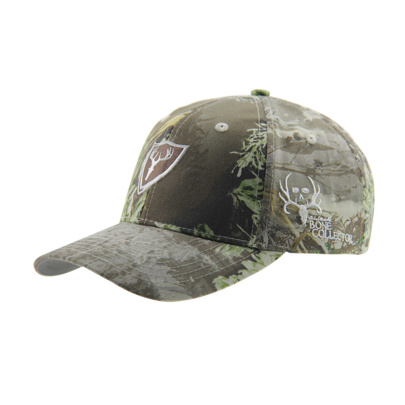 6 Panel Kamuflaj nakış Açık hava beyzbol şapkaları, Unisex düşük profilli ayarlanabilir av şapkaları