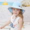 Toddler Boyun Flap Çocuk Kova Şapkalar UPF 50+ %100 Polyester
