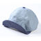 Özel Çizgili Flip Up Brim Çocuk Beyzbol Şapkası Pamuklu 5cm Vizör