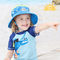 Boyun Flap Upf50+ Şapka Çocuk Geniş Kenarlı Şapkalar 43cm %100 Pamuk