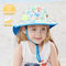 Boyun Flap ile OEM ODM Yaz Çiçek Plaj Açık Kova Şapkalar