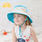 Yaz UV Korumalı Kova Şapka Yuvarlak ağızlı %100 Polyester 46cm bebekler için