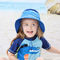 Bebek Yaz Plaj Şapkası Erkek Kız Güneş Şapkası Toddler Boyun Flap Kapak Safari Şapka Kap