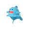 Animal Anti UV Çocuk Kova Şapkaları UPF 50+ Geniş Kenarlı mavi renk