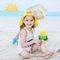 Hafif Kız Erkek Çocuk Güneş Şapkaları UPF 50+ UV Korumalı Uzun Flap 43cm Hızlı Kurutma
