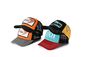 Özel Unisex Visor Mesh Trucker Caps 22 Ayak Snapback Beyzbol Şapkası