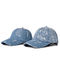 OEM Mavi Denim Kumaş Beyzbol Şapkaları Nakış 55cm Pamuklu Dimi