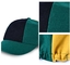 Yün 8 Panel Özel Logolu Baggy Yeşil Kriket Şapkası